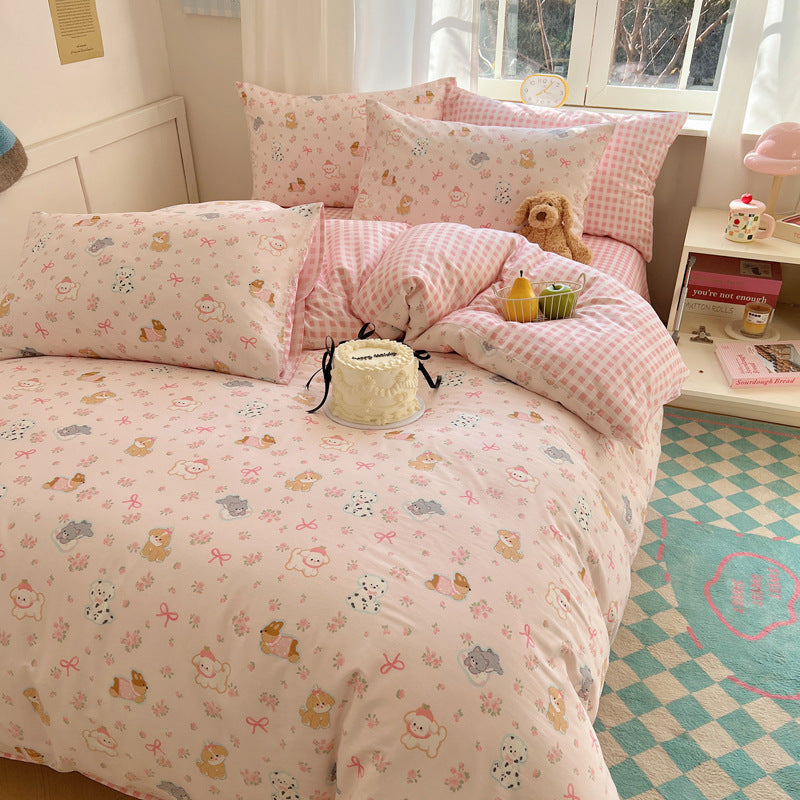 Cartoon-Themed Cozy Comforter Set