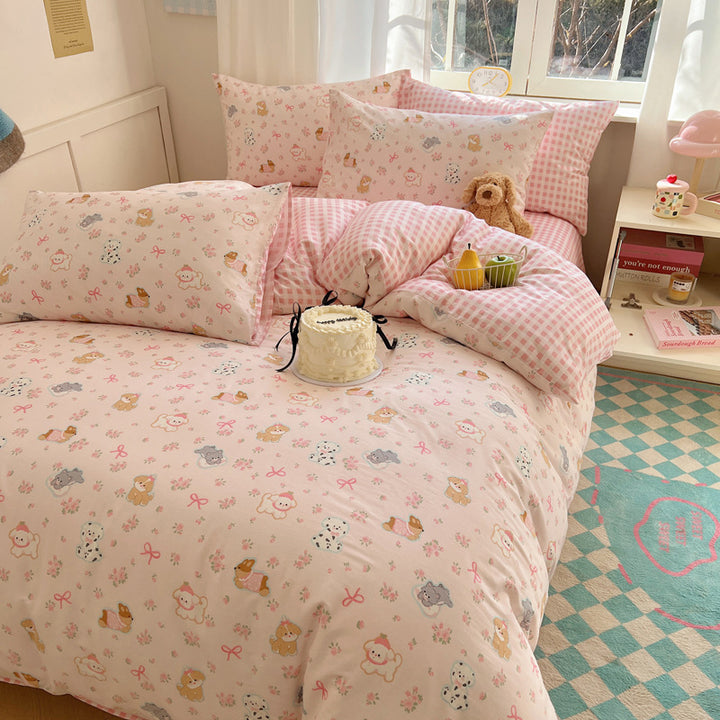 Cartoon-Themed Cozy Comforter Set