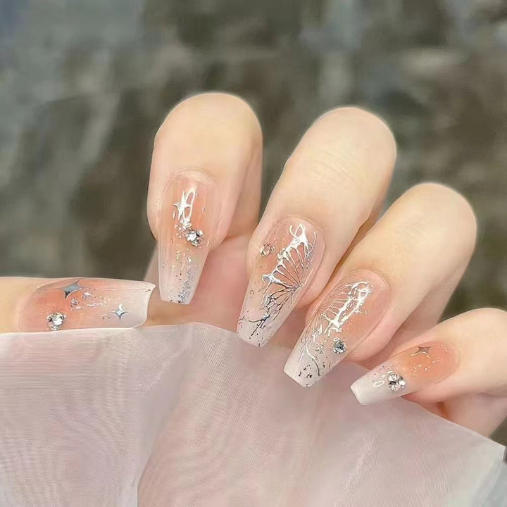 Artful Nail Art with Cute Bunny Pattern Cold Stornfield
