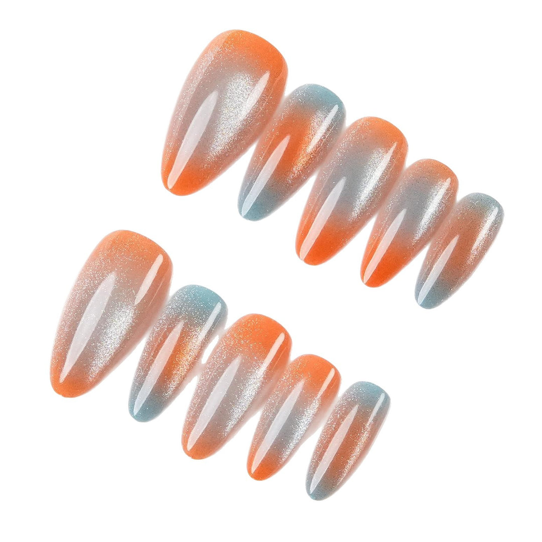 Ombre Glitter Press-On Nail Set