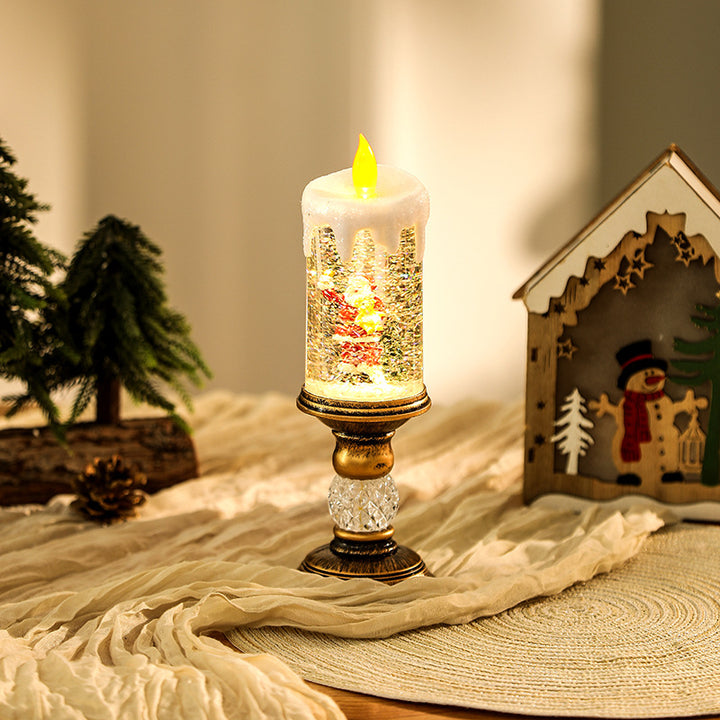 Christmas decoration lantern with snow globe Stornfield