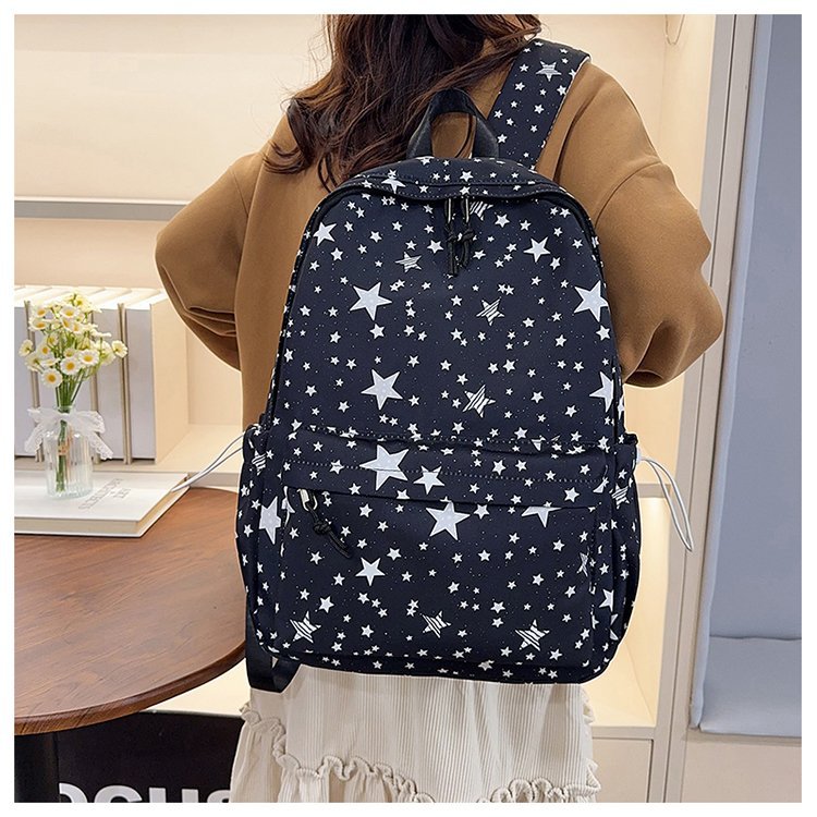 Backpack with Sparkling Star Motif and Charming Pendant Stornfield