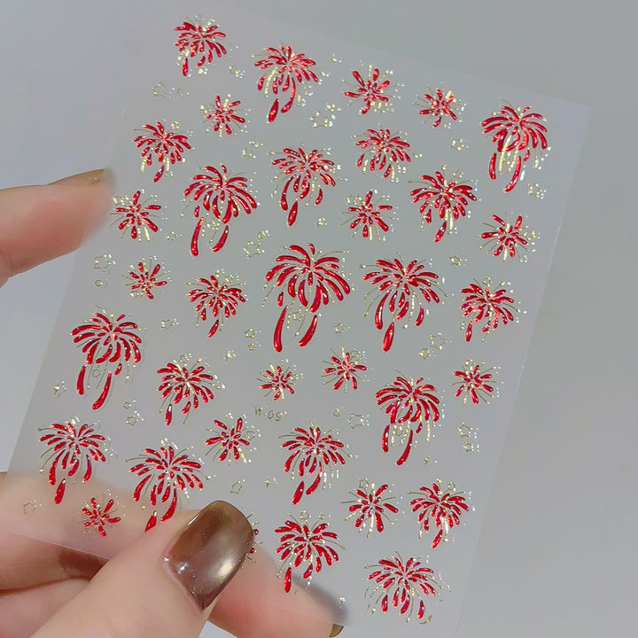 High-Quality Nail Art Foil Sticker Sheet