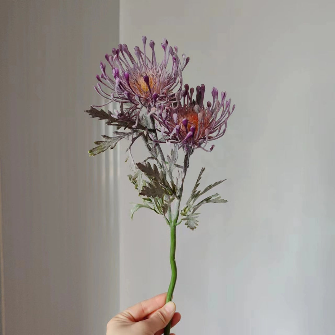 Lifelike Decorative Chrysanthemum Stem