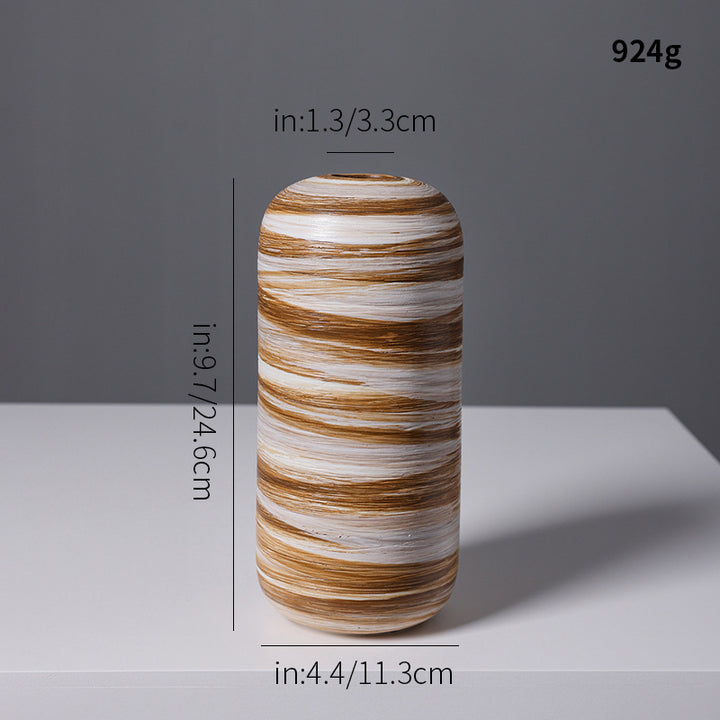 Artistic Spiral Design Ceramic Vase Stornfeild