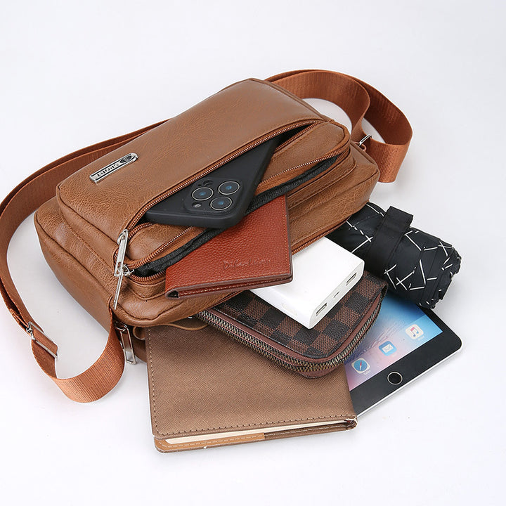 Premium Leather Messenger Bag Stornfield