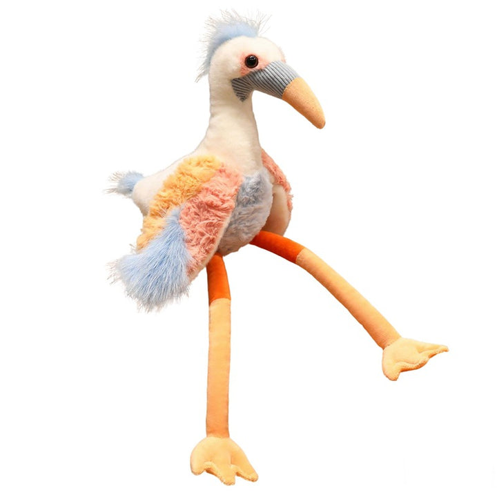 Long-Legged Plush Seabird Stuffed Toy with Fluffy Wings and Bendable Legs Stornfield
