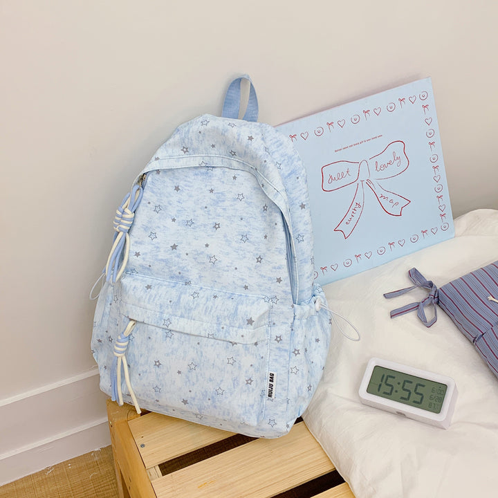 Cute Star-Patterned School Backpack Stornfield