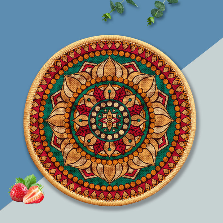 Decorative Round Floor Mat Stornfield