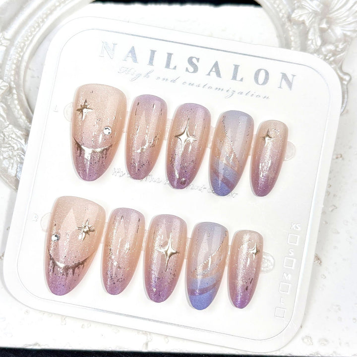 Glamorous Gradient Press-On Nails