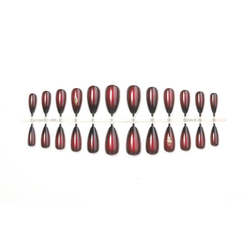Glossy Gradient Press-On Nail Set Stornfield