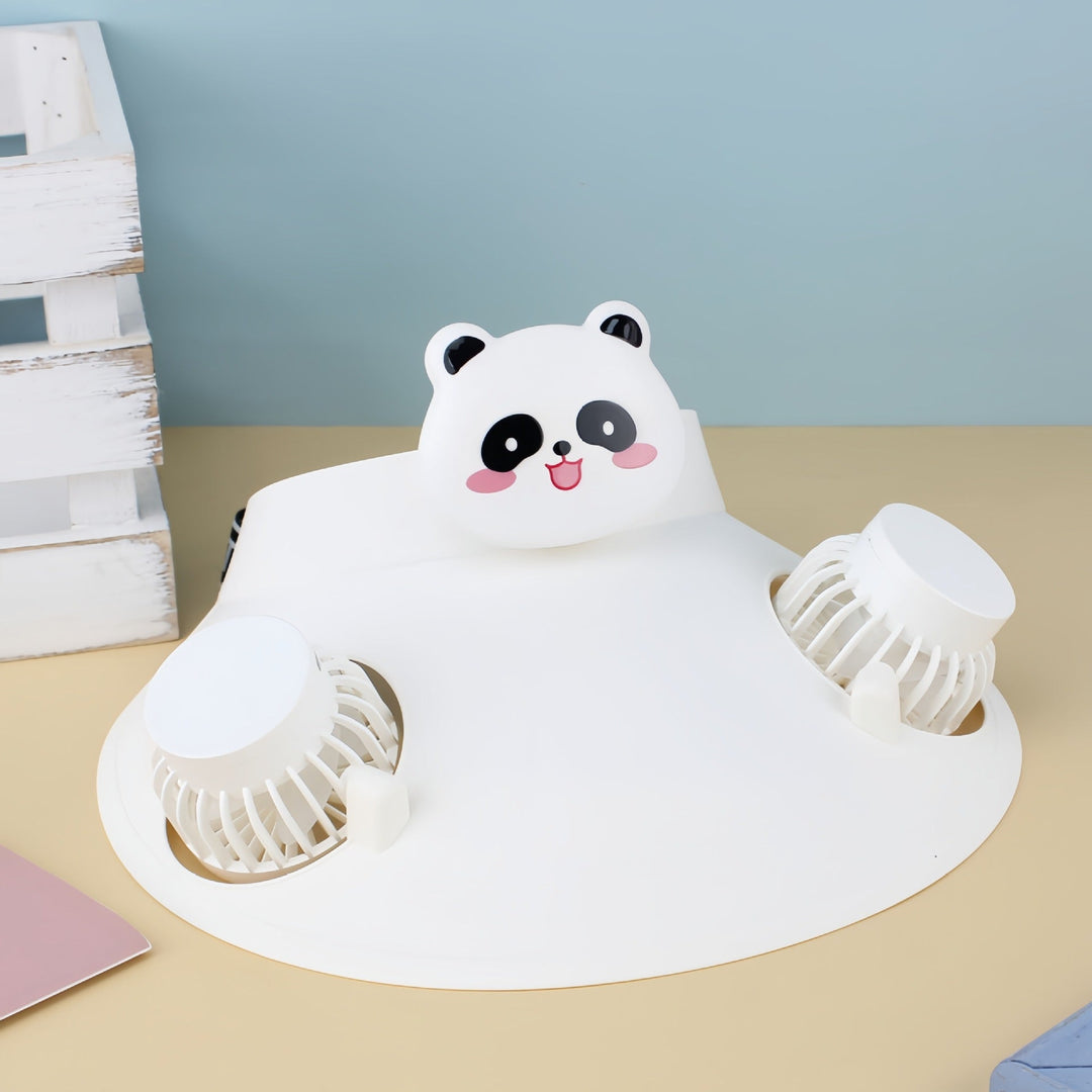 Ladies Comfortable Table Fan with Playful Design Stornfield