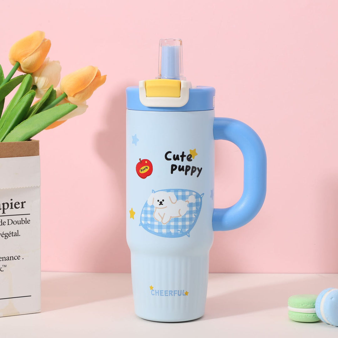 Cartoon-Printed Insulated Travel Mug Stornfield