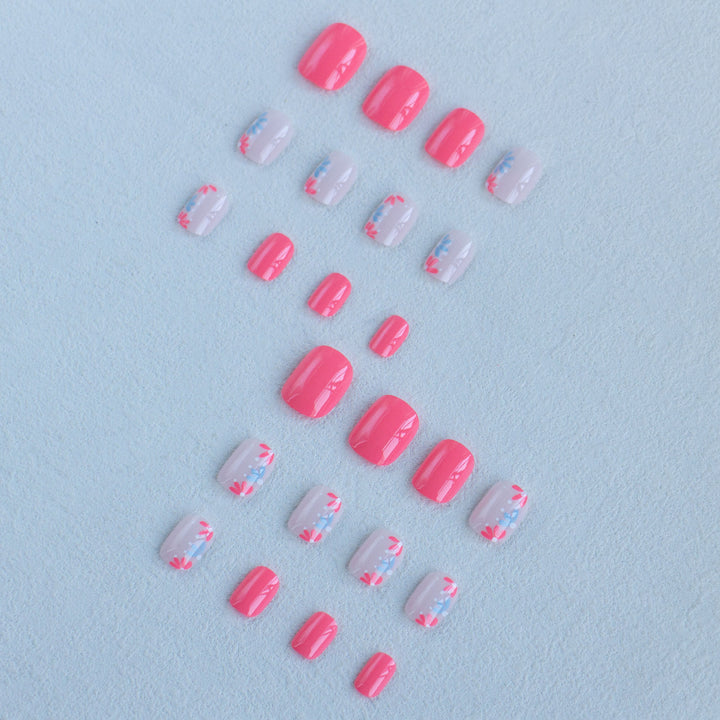 Decorative Floral Nail Art Set