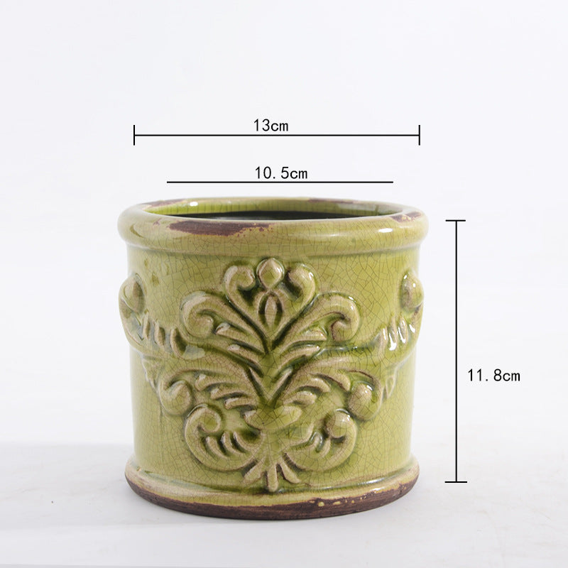 Elegant ceramic flower pot Stornfield