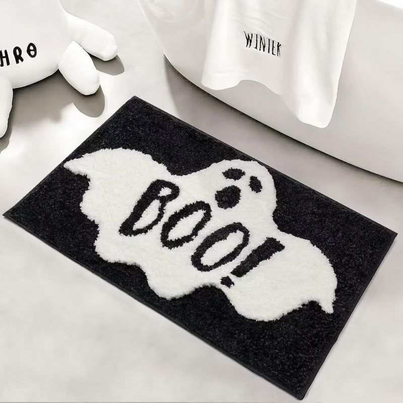Spooky Halloween-Themed Bath Mat