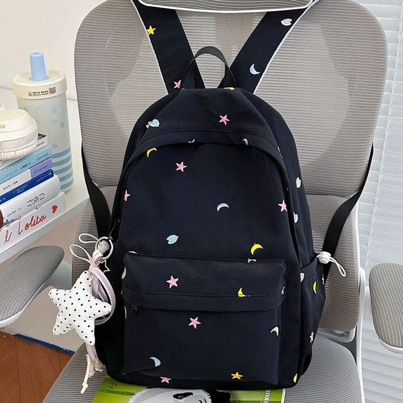 Embroidered Moon and Star Backpack Stornfield