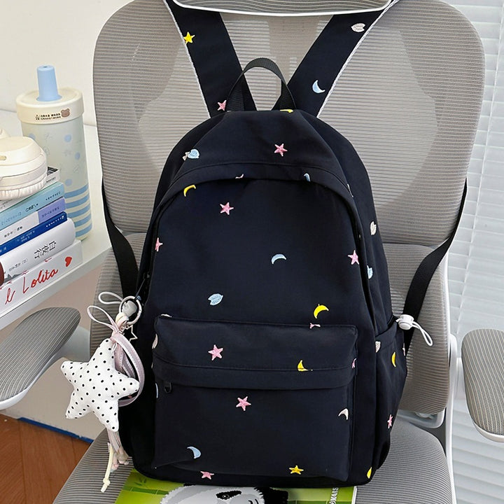 Embroidered Moon and Star Backpack Stornfield