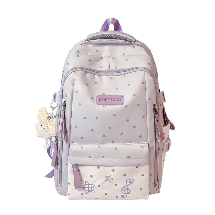 Star-Patterned School Backpack Stornfield