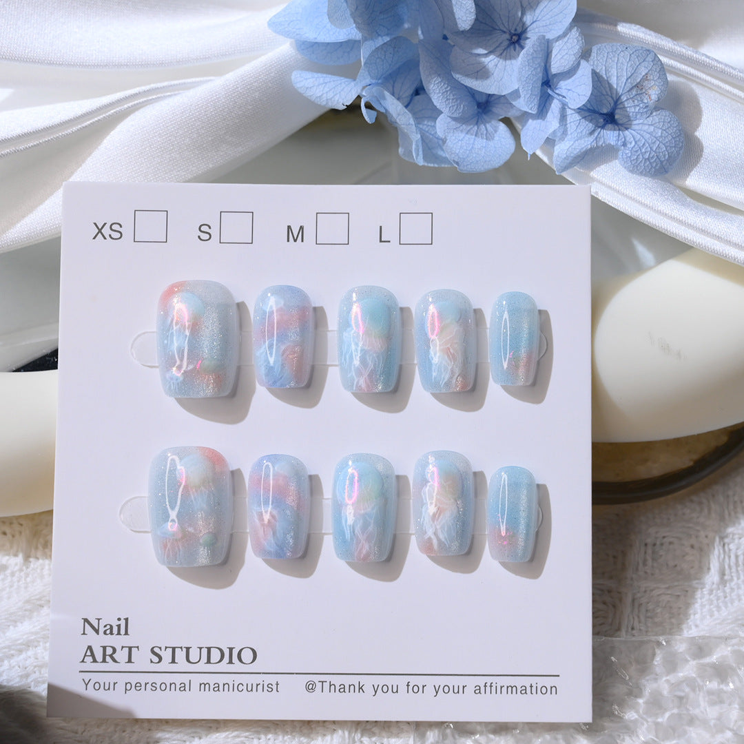 Elegant Press-On Nail Art Set Stornfield