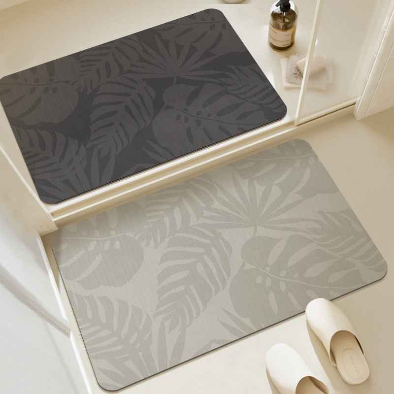 Soft Touch Nature-Themed Bath Mat