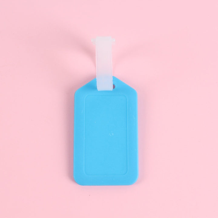 Unisex flexible silicone luggage tag Bowlift