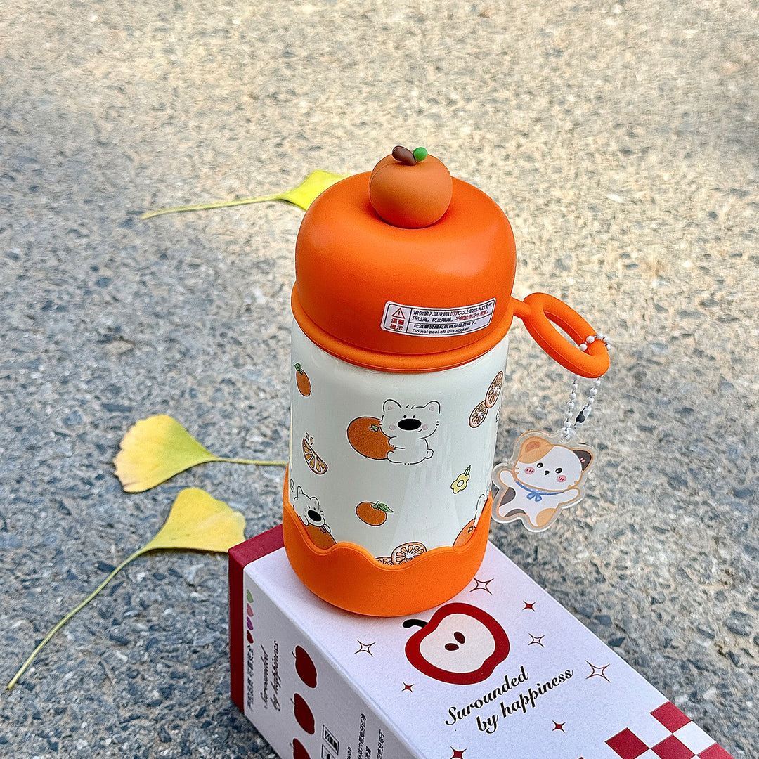 Women's water bottle with interactive fruit lid Stornfield