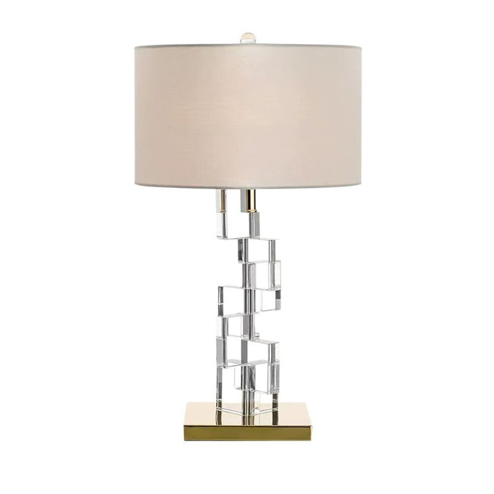 Modern Crystal Block Table Lamp