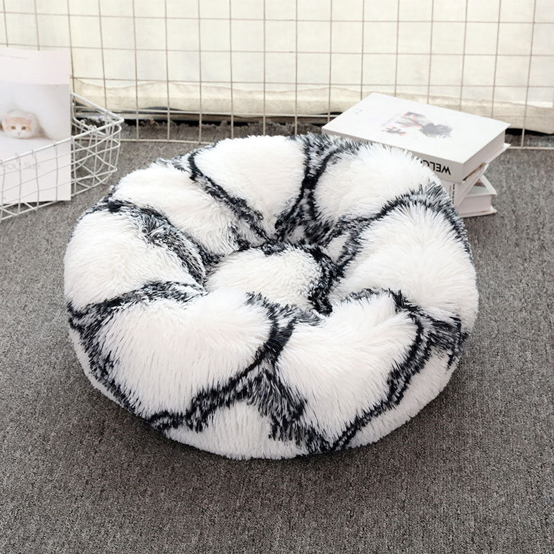 Women Round Plush Pet Bed Stornfield