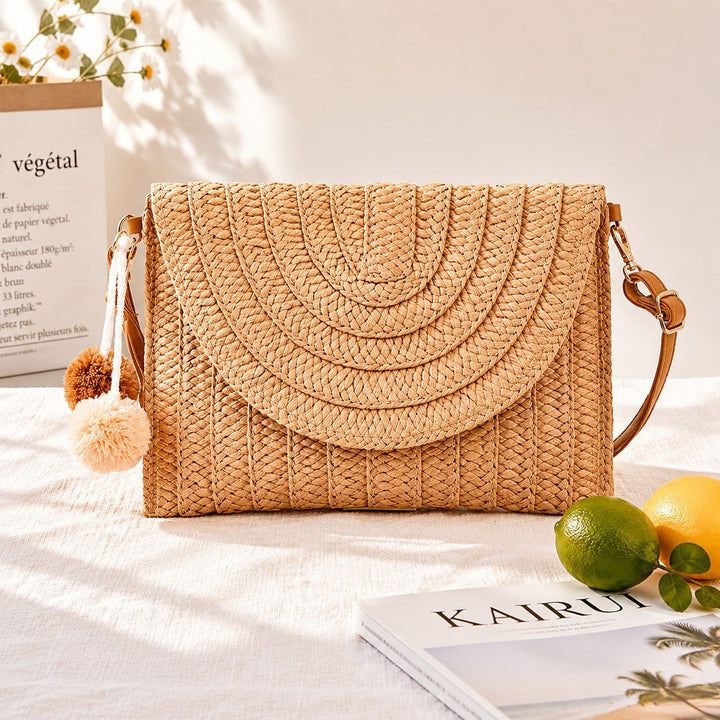 Handcrafted Shoulder Bag Made of Woven Material Stornfield