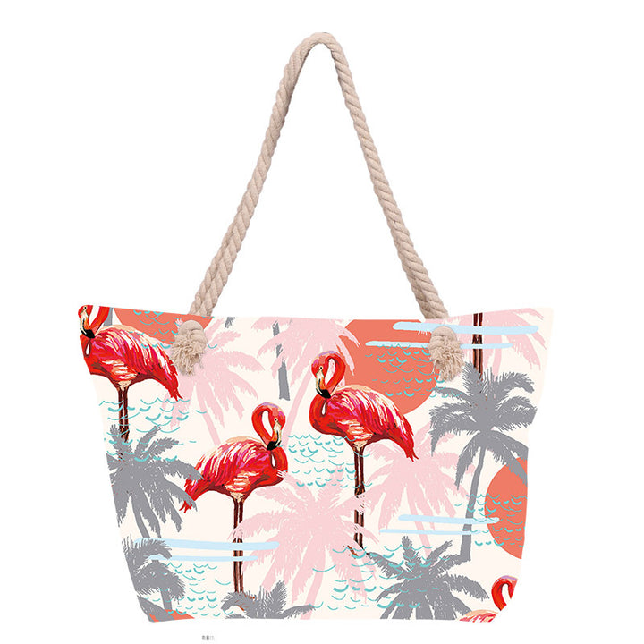 Beach bag with stylish flower design Stornfield