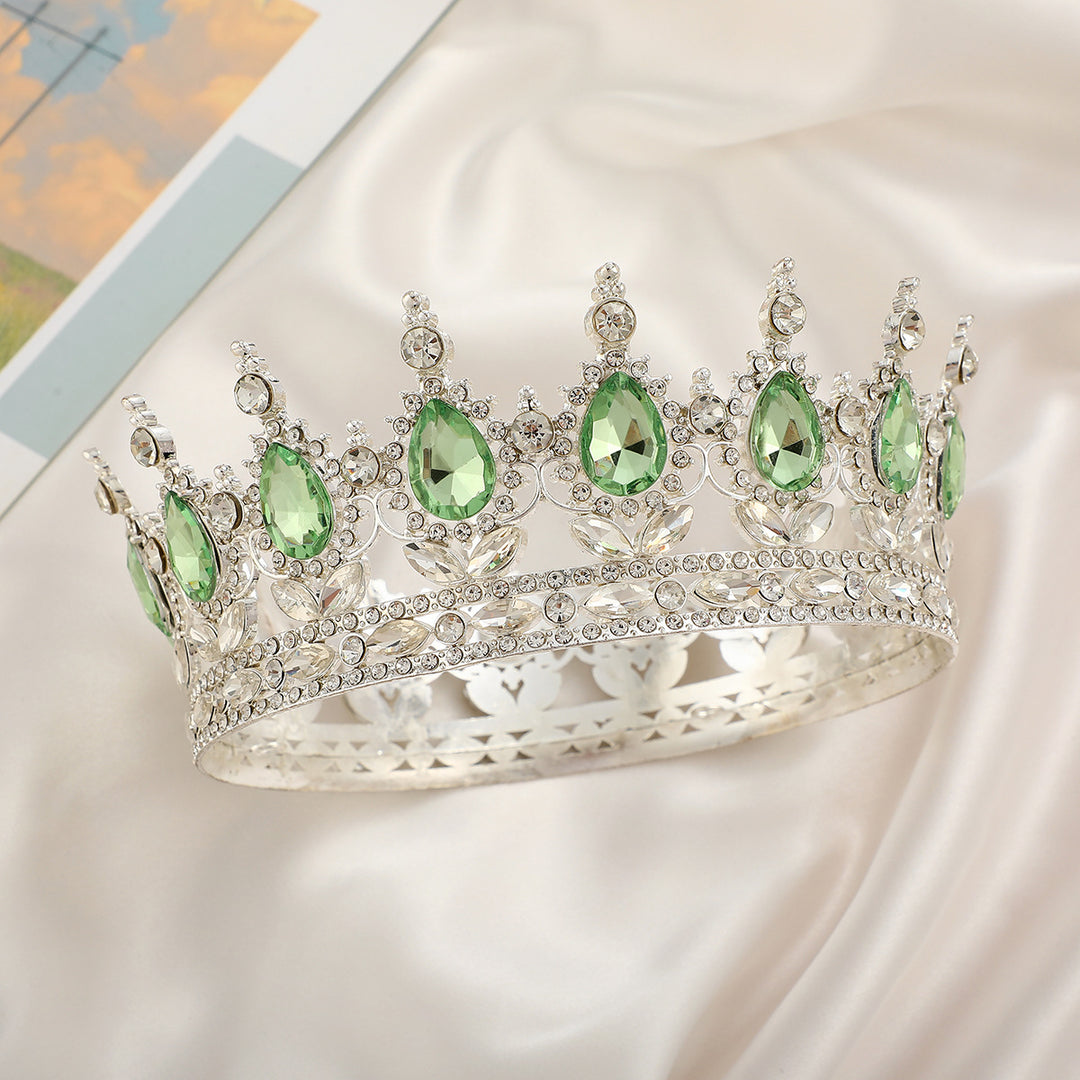 Ladies Luxurious Festive Crown with Shining Gemstones Stornfield