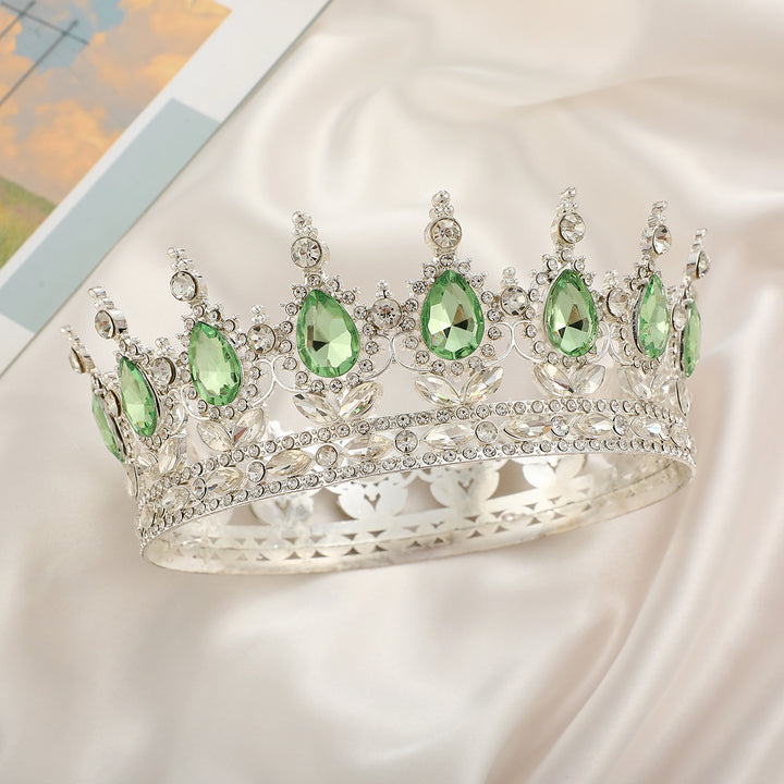 Ladies Luxurious Festive Crown with Shining Gemstones Stornfield