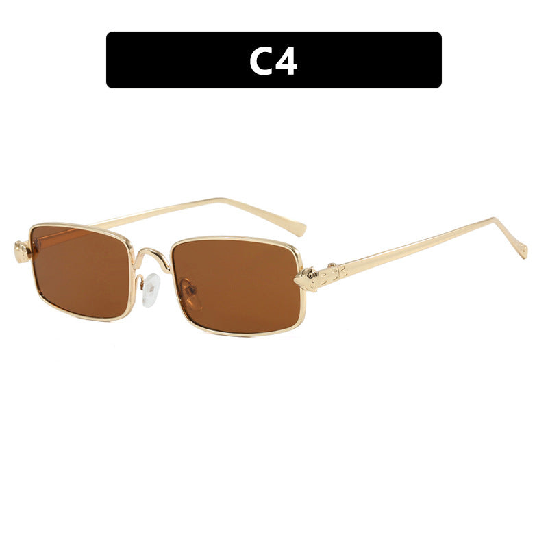 Ladies elegant square sunglasses with luxurious metal frame and UV protection Stornfield