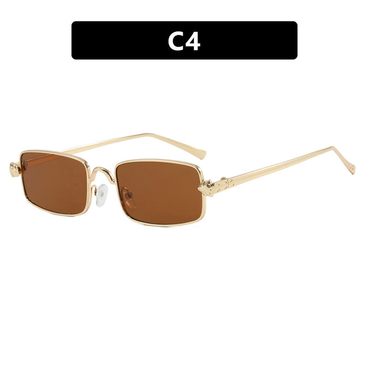 Ladies elegant square sunglasses with luxurious metal frame and UV protection Stornfield