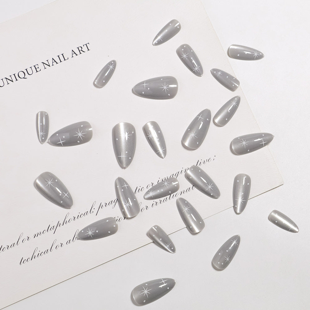 Premium Metallic Press-On Nail Tips Stornfield