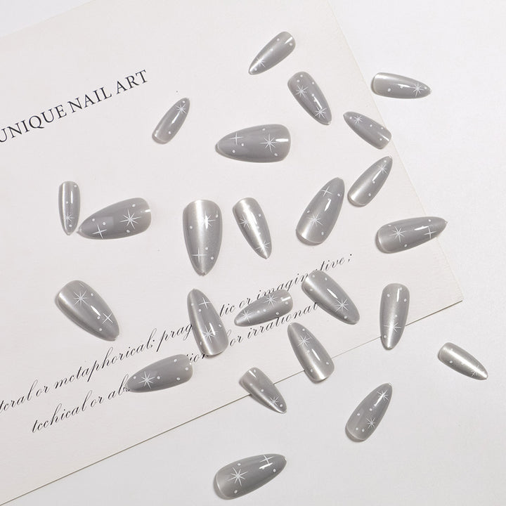 Premium Metallic Press-On Nail Tips Stornfield