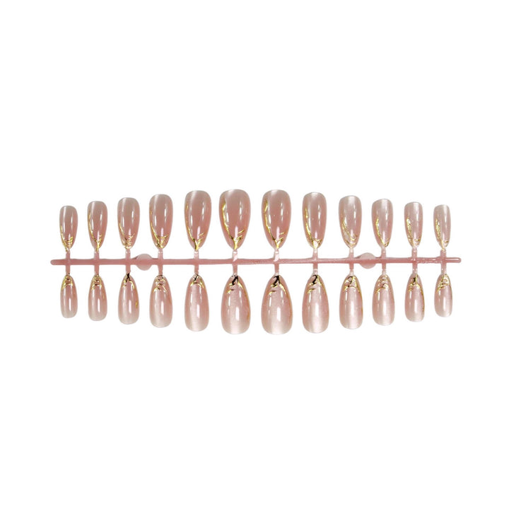 Elegant Stiletto Gel Press-On Nail Set Stornfield