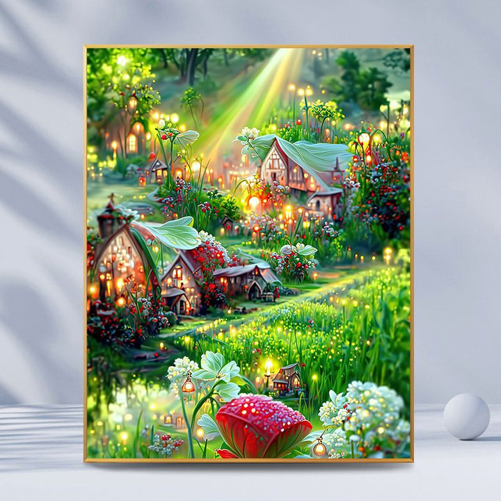 Enchanted Garden Landscape Art Print Stornfield