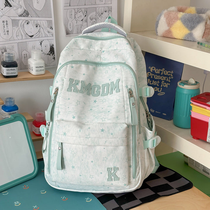 Versatile Star-Patterned School Backpack Stornfield