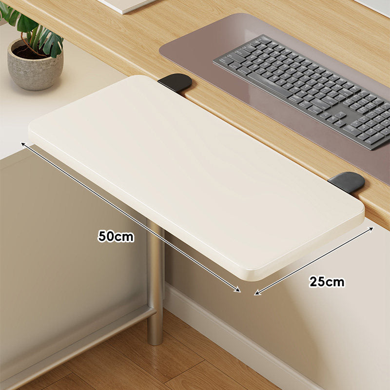 Extra-Wide Low-Profile Under-Desk Slide-Out Keyboard and Mouse Platform