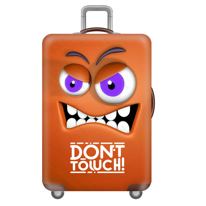 Unisex hard-shell suitcase with funny monster design Stornfield