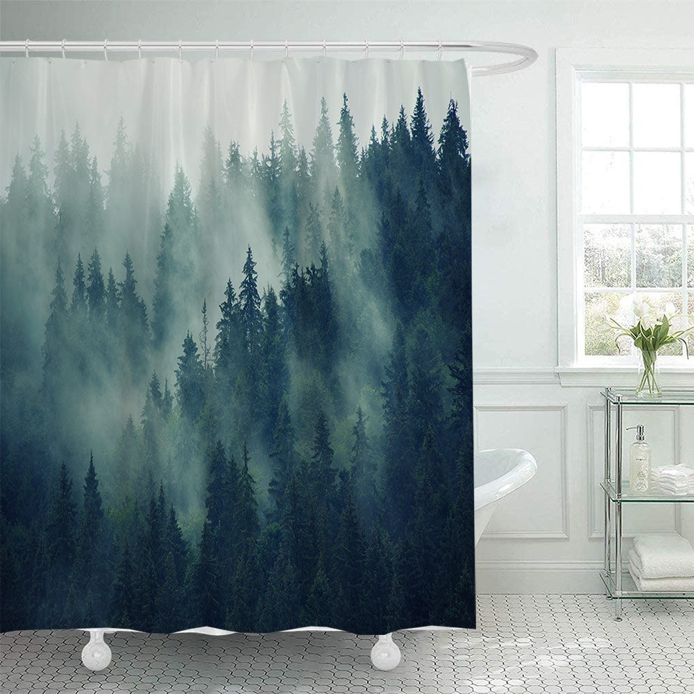 Forest Serenity Shower Curtain Stornfield