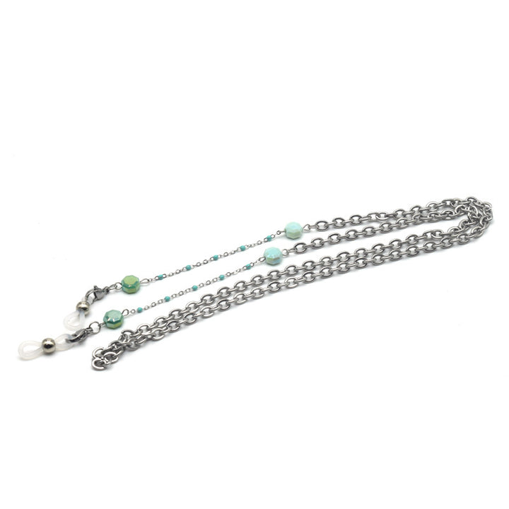 Decorative Chain Necklace with Beaded Accents Stornfield
