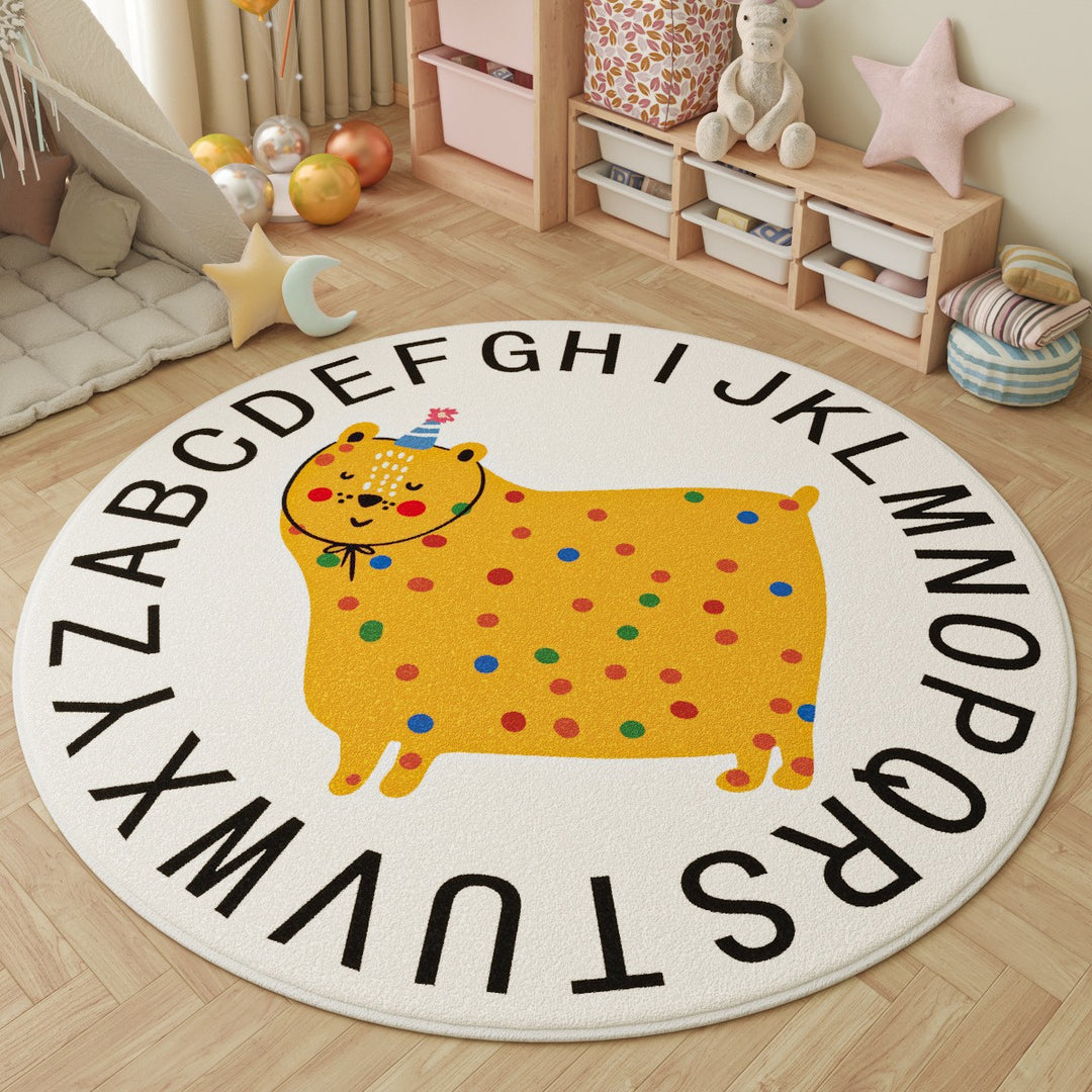 Playful Dinosaur-Themed Area Rug