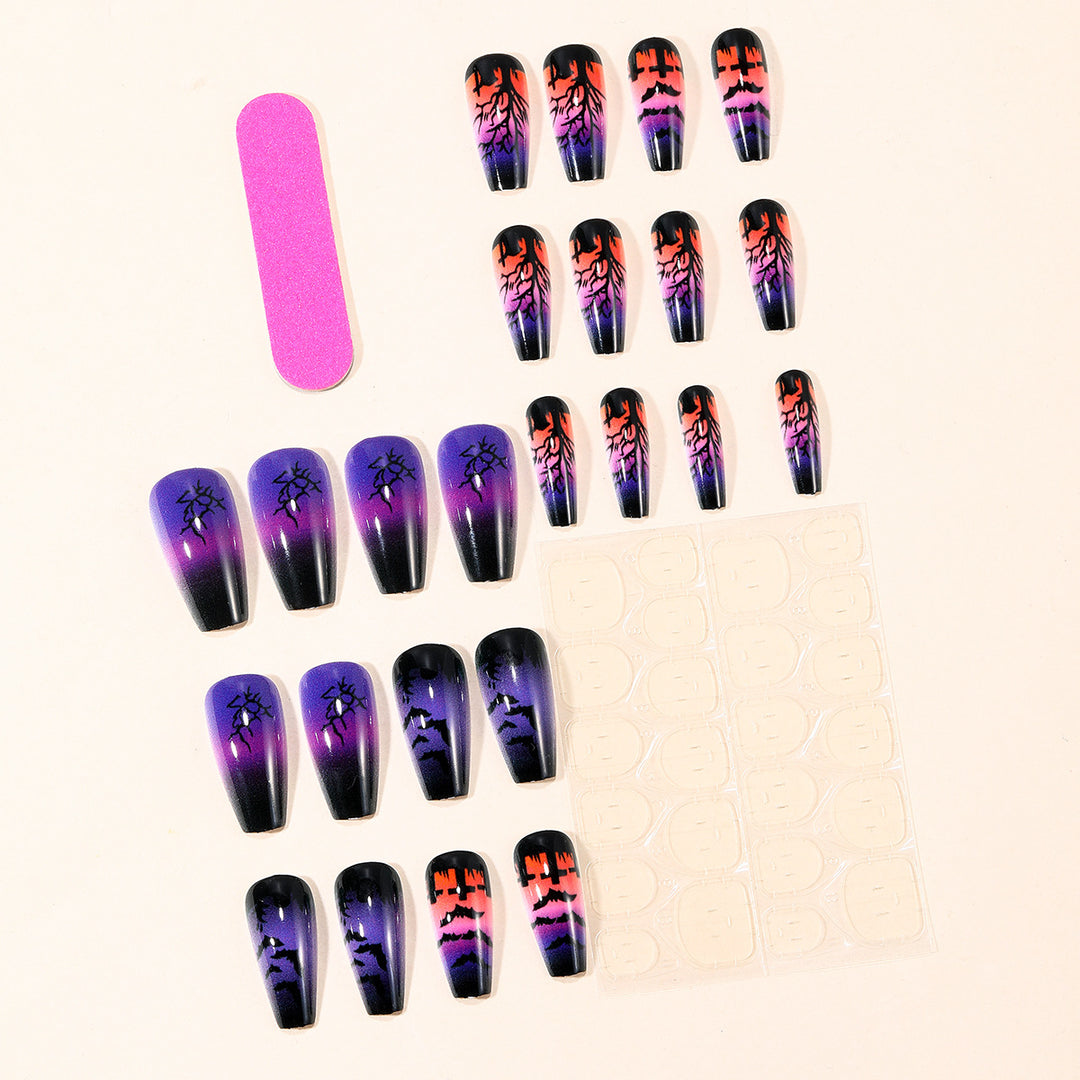Halloween-Themed Spooky Nail Art Extensions Stornfield
