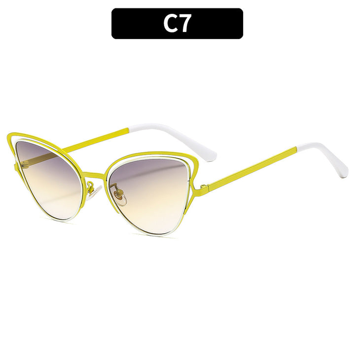 Women's Cat-Eye Sunglasses with Luxurious Metal Frame and High-Quality Gradient Lenses Stornfield