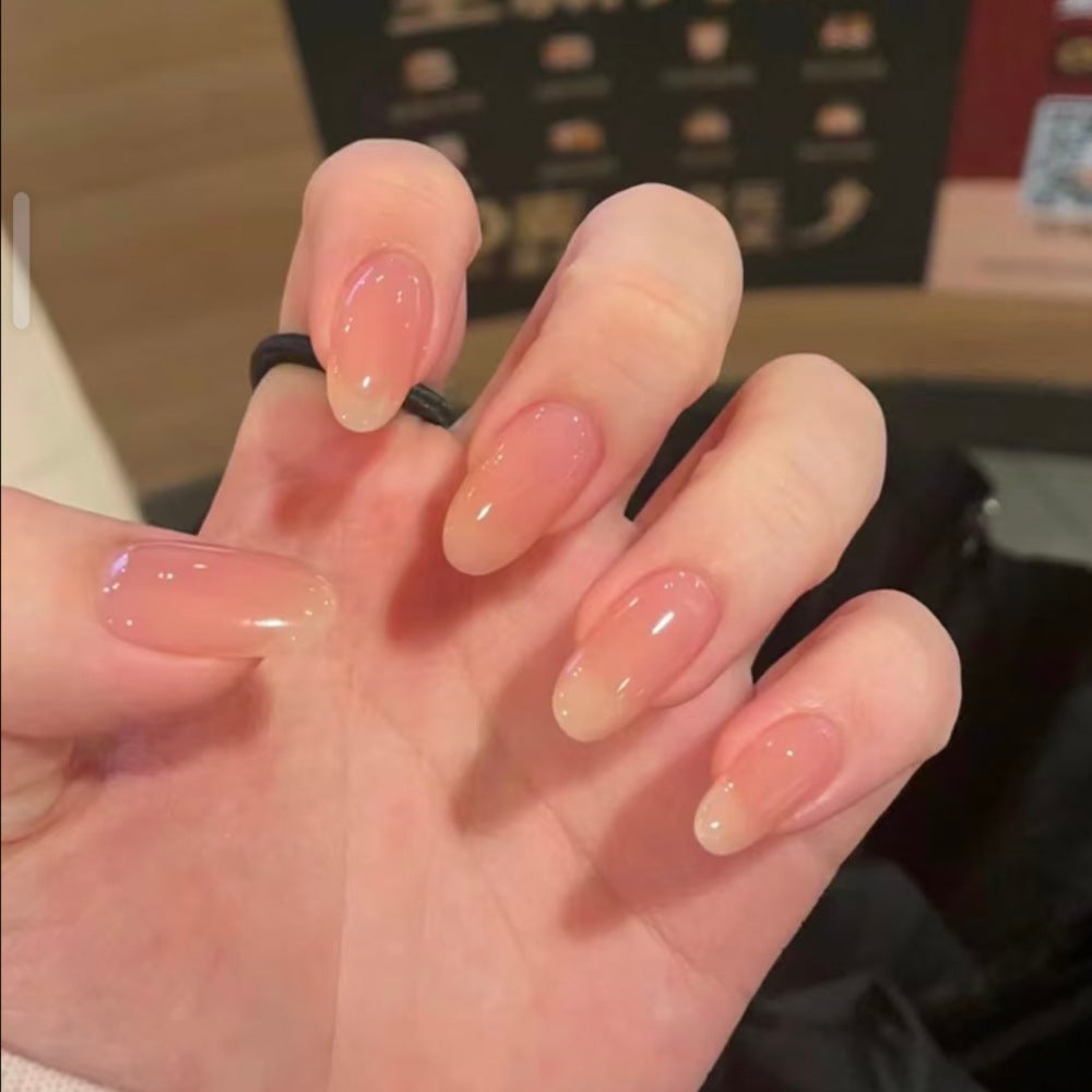 Natural Glossy Press-On Nails Stornfield