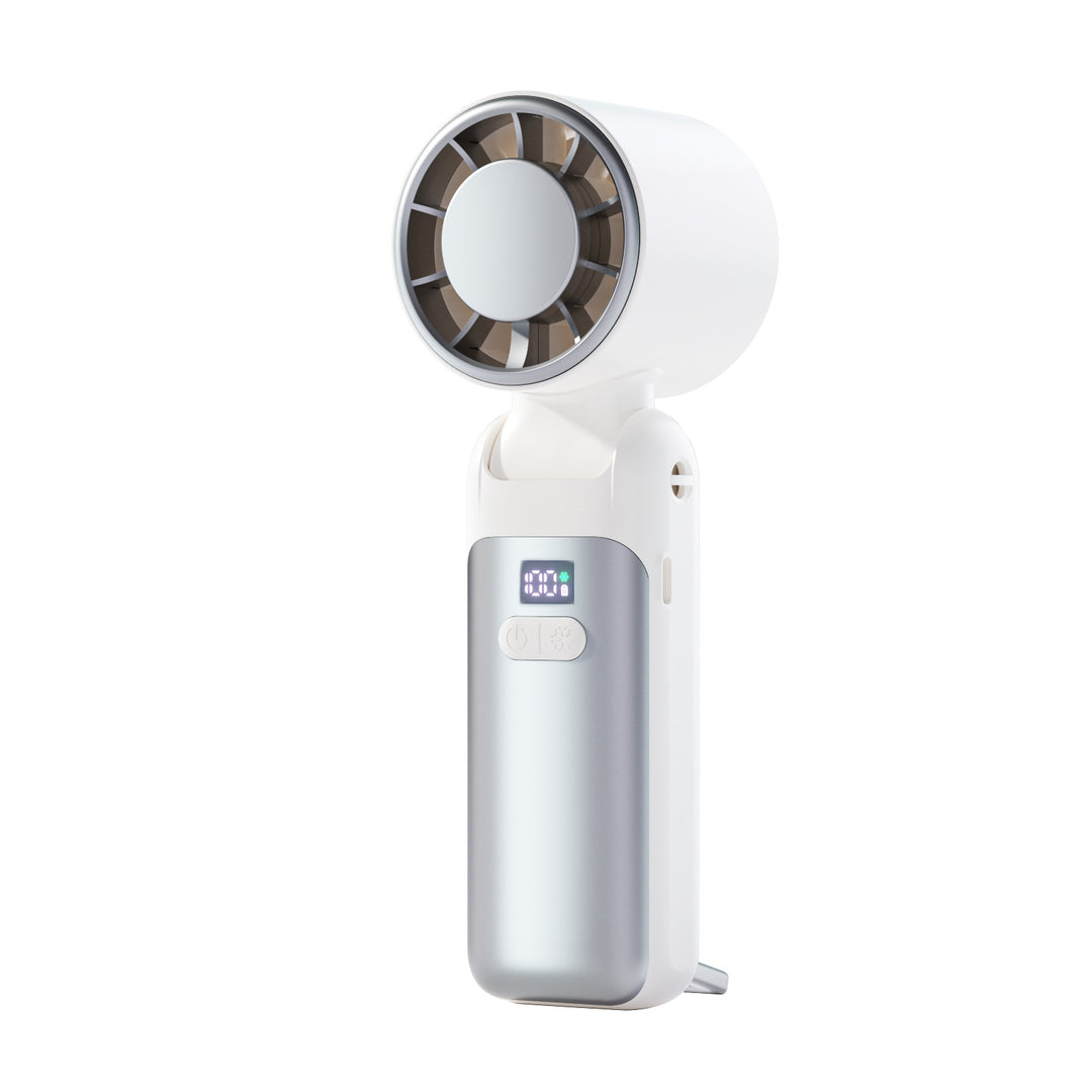 Women's compact USB handheld fan with LCD display Stornfield