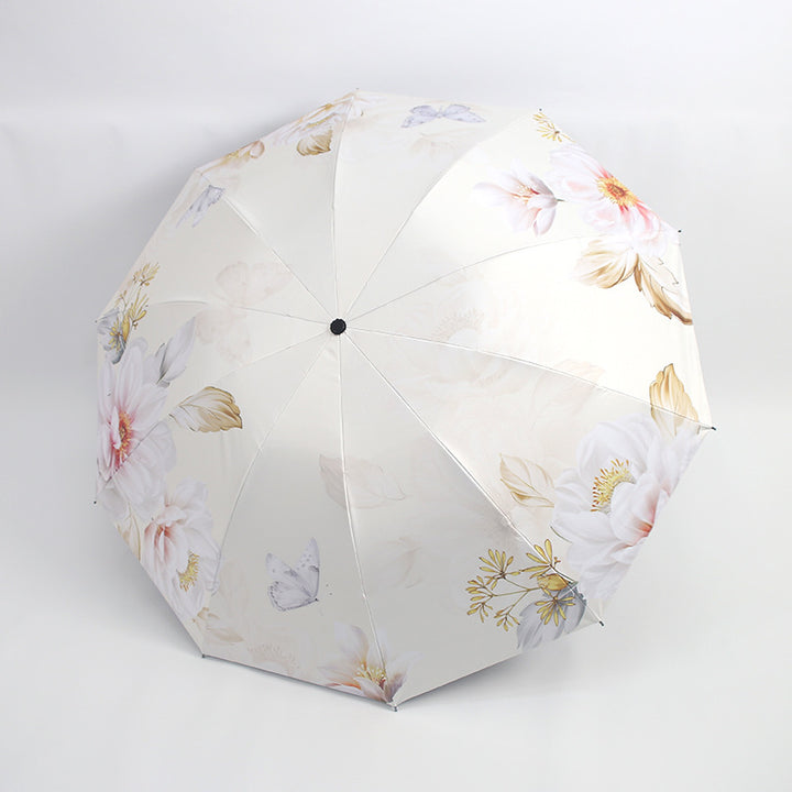 Women's umbrella with floral patterns and UV protection Stornfield